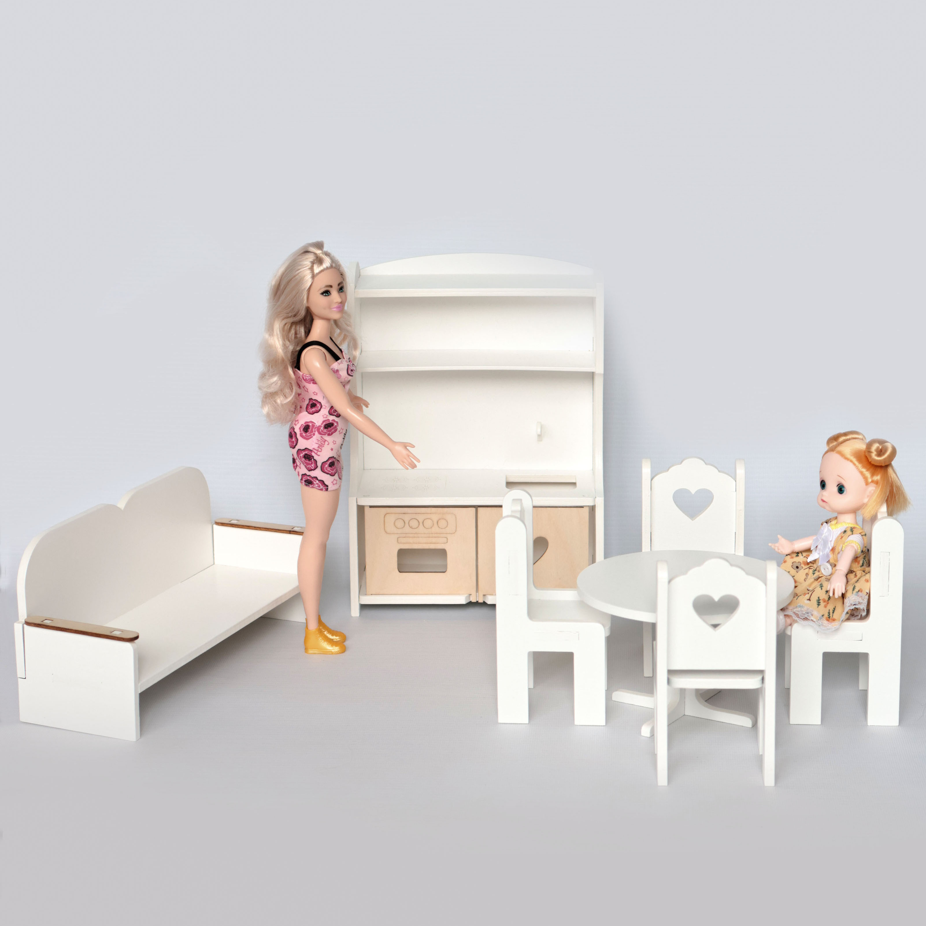 Домик для кукол LittleWoodHome 30 см с мебелью 6920 - фото 8
