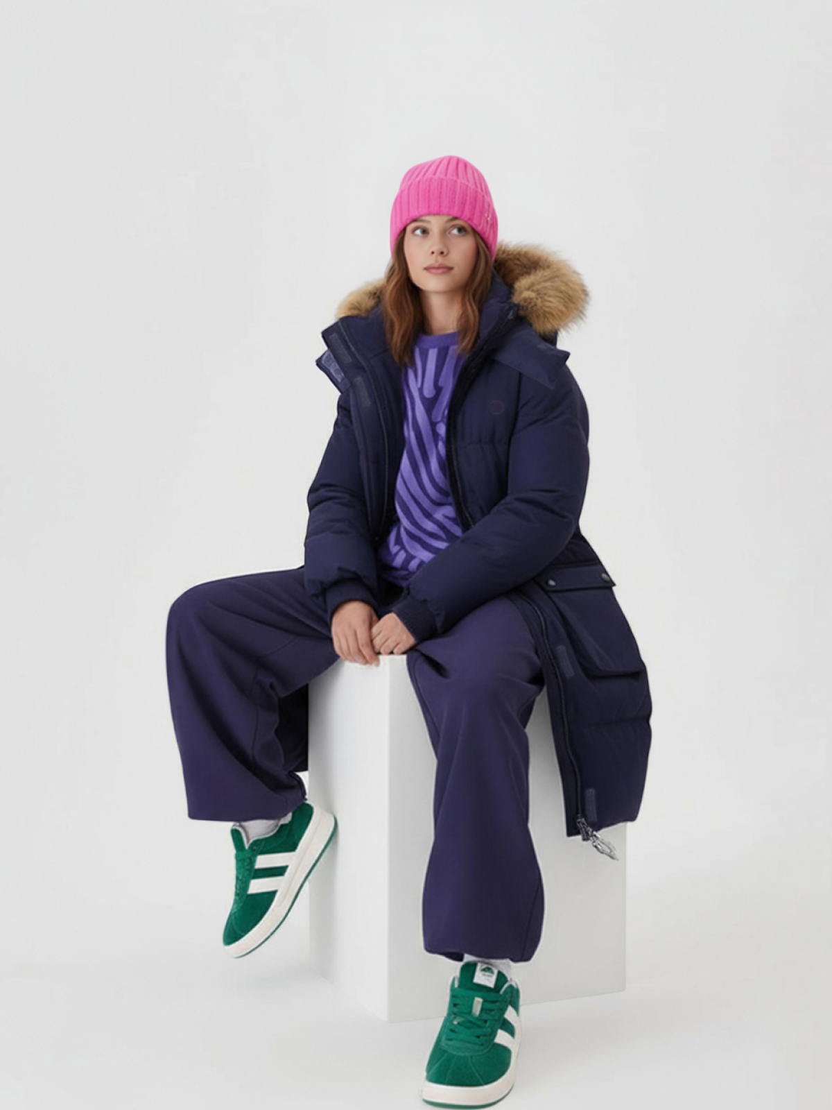 Пальто Premont WP313819BLUEBERRY - фото 1