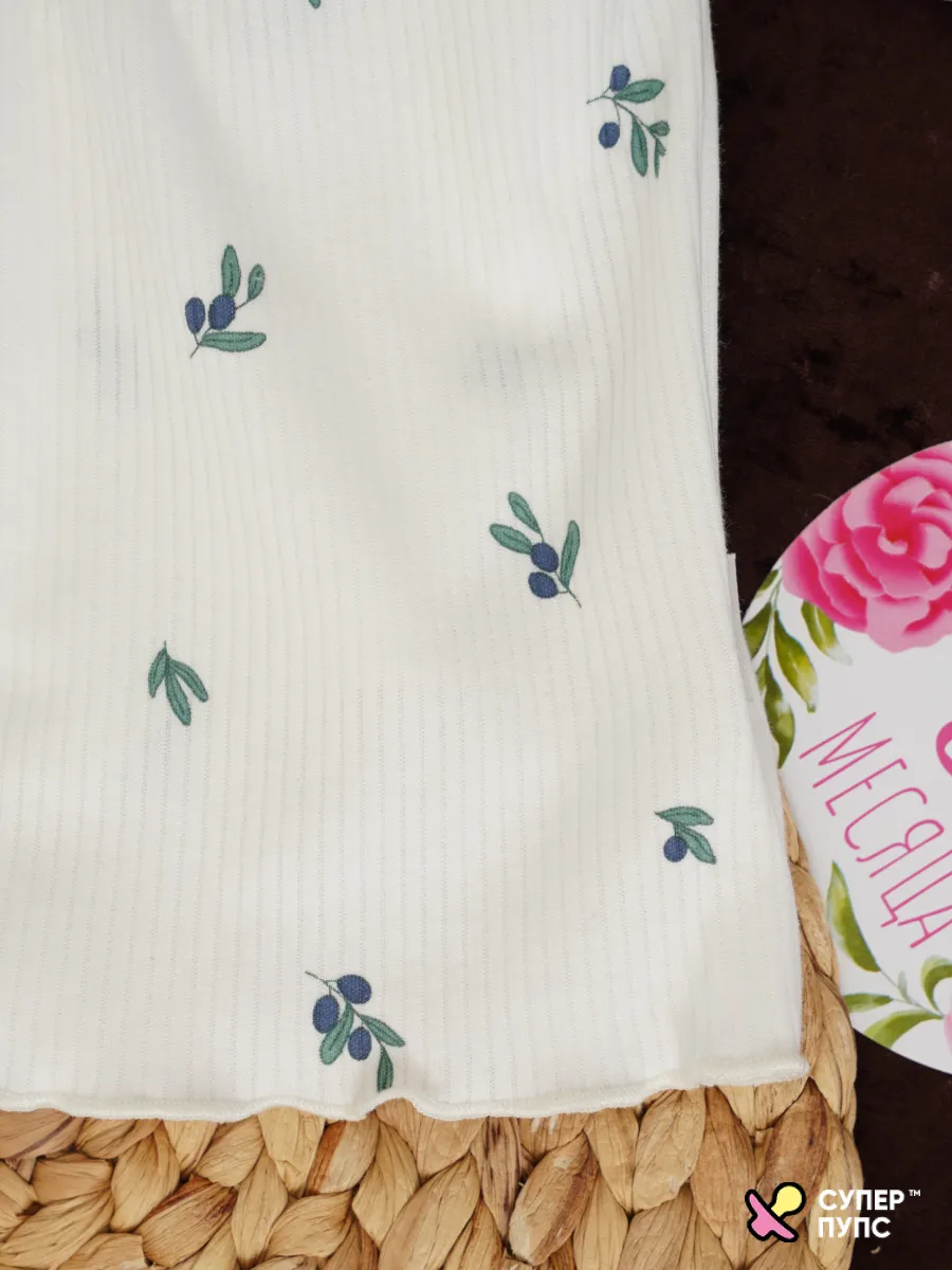 Боди-платье Супер Пупс бд/платье/2крыл/оливка - фото 9