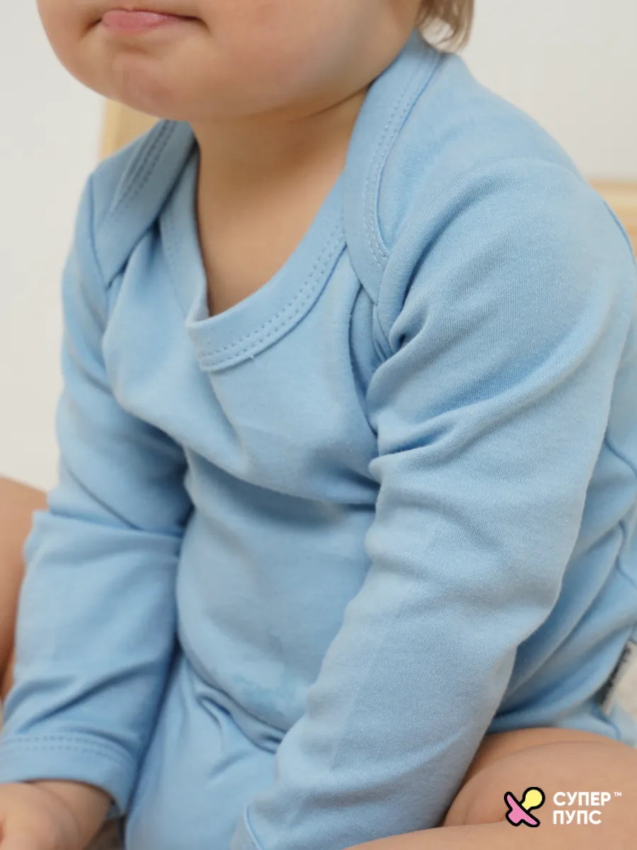 Боди 3 шт Супер Пупс нбр/3пр/бд/sk20/синийлисточкиветочки - фото 14