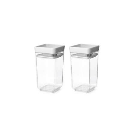 Набор модульных контейнеров Brabantia Tasty+ 150мл 2шт светло-серый 230585