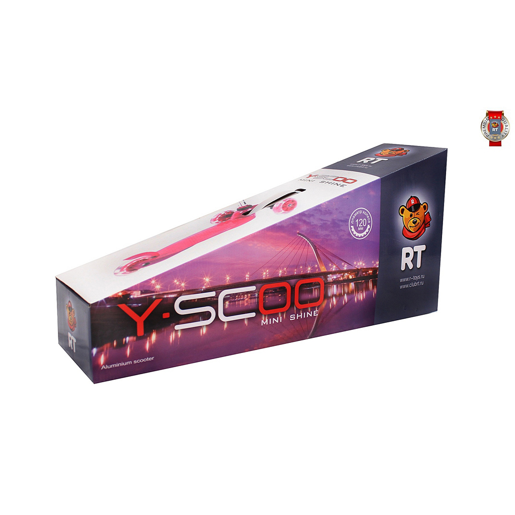 Самокат Y-Scoo трехколесный - фото 4