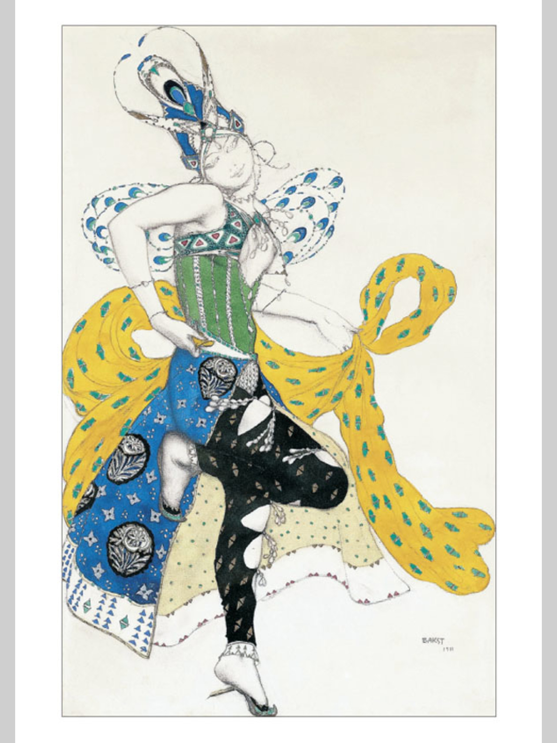 Набор открыток Белый город Лев Бакст Восточные костюмы - фото 6