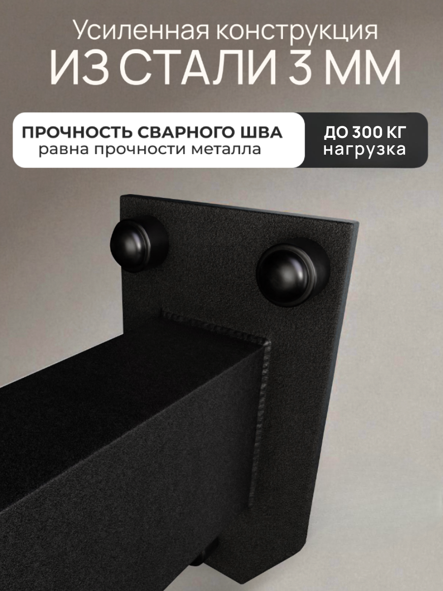 Турник настенный наддверный "Классик"PRO - прорезиненное покрытие - фото 4