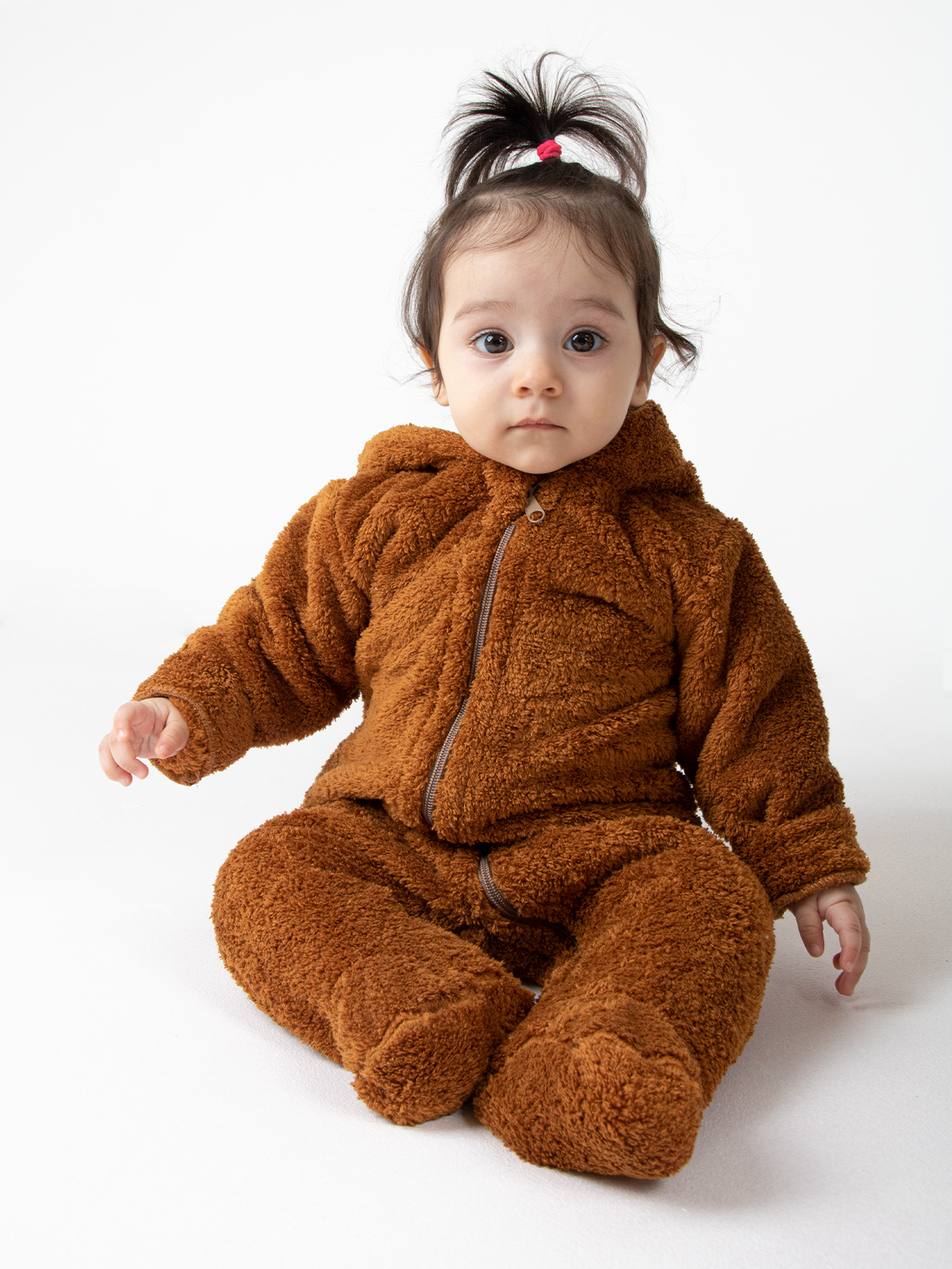 Комбинезон Осьминожка 620-155/коричневый - фото 1