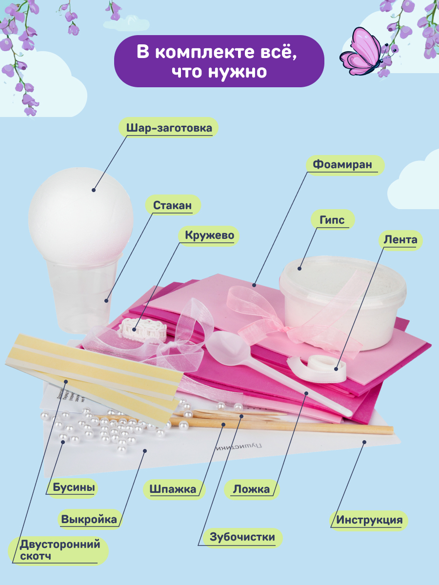 Набор для творчества Волшебная мастерская сборка Пушистики - фото 4