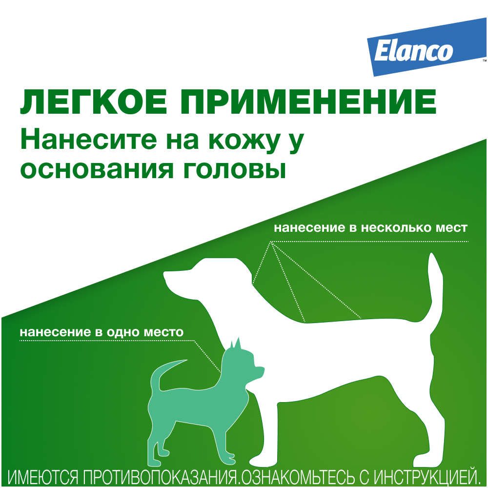 Капли для собак Elanco Адвантейдж против блох 4 пипетки - фото 8