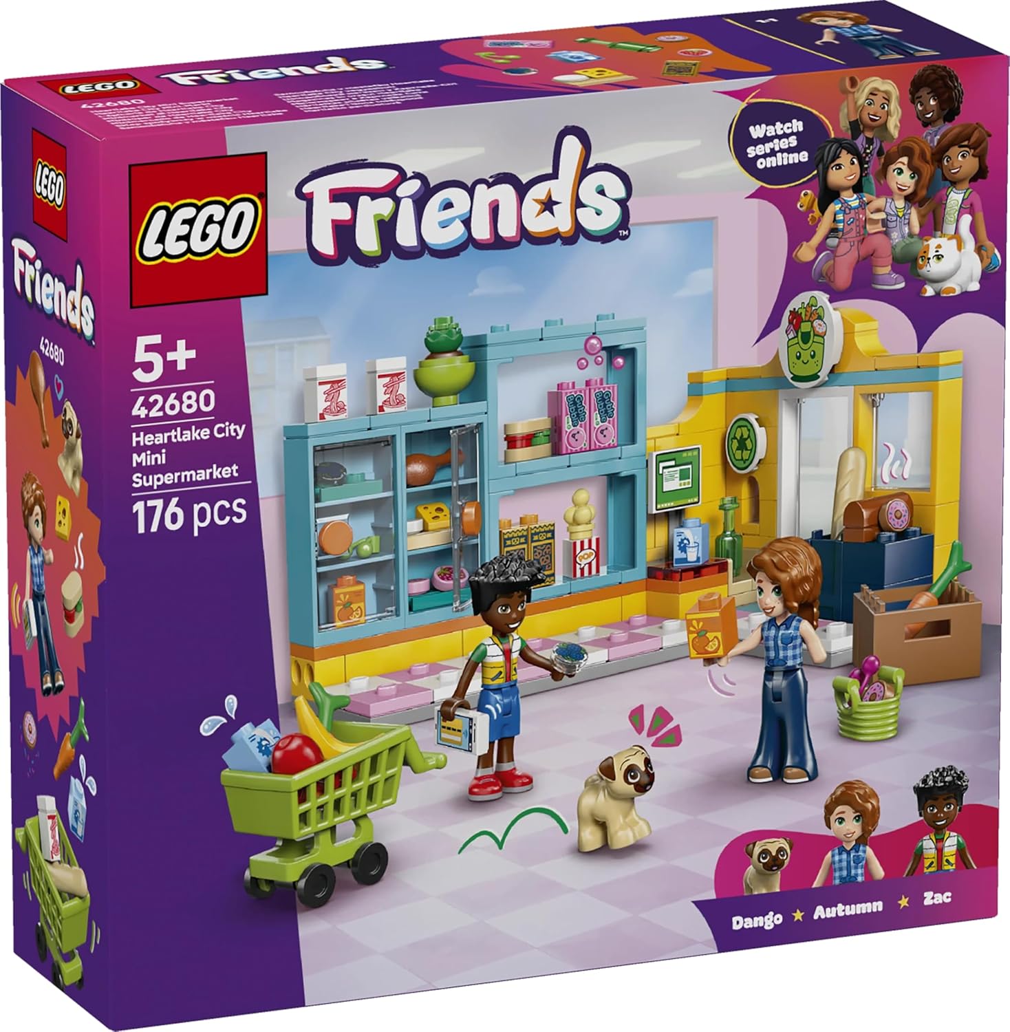 Конструктор LEGO Friends Минимаркет Хартлейк-сити 176 дет. - фото 5