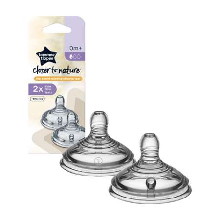 Соска Tommee tippee силикон (медленный поток) 2 шт.
