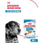 Корм для щенков Royal Canin Mini Puppy мелких пород до 10 месяцев кусочки в соусе пауч 85г