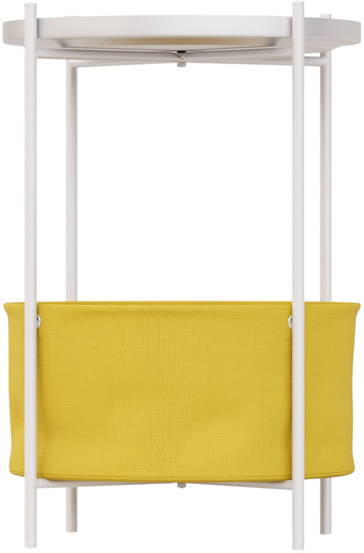 Стол журнальный LAVARIS Элдэй CUBA SUNNY Желтый/белый муар - фото 6