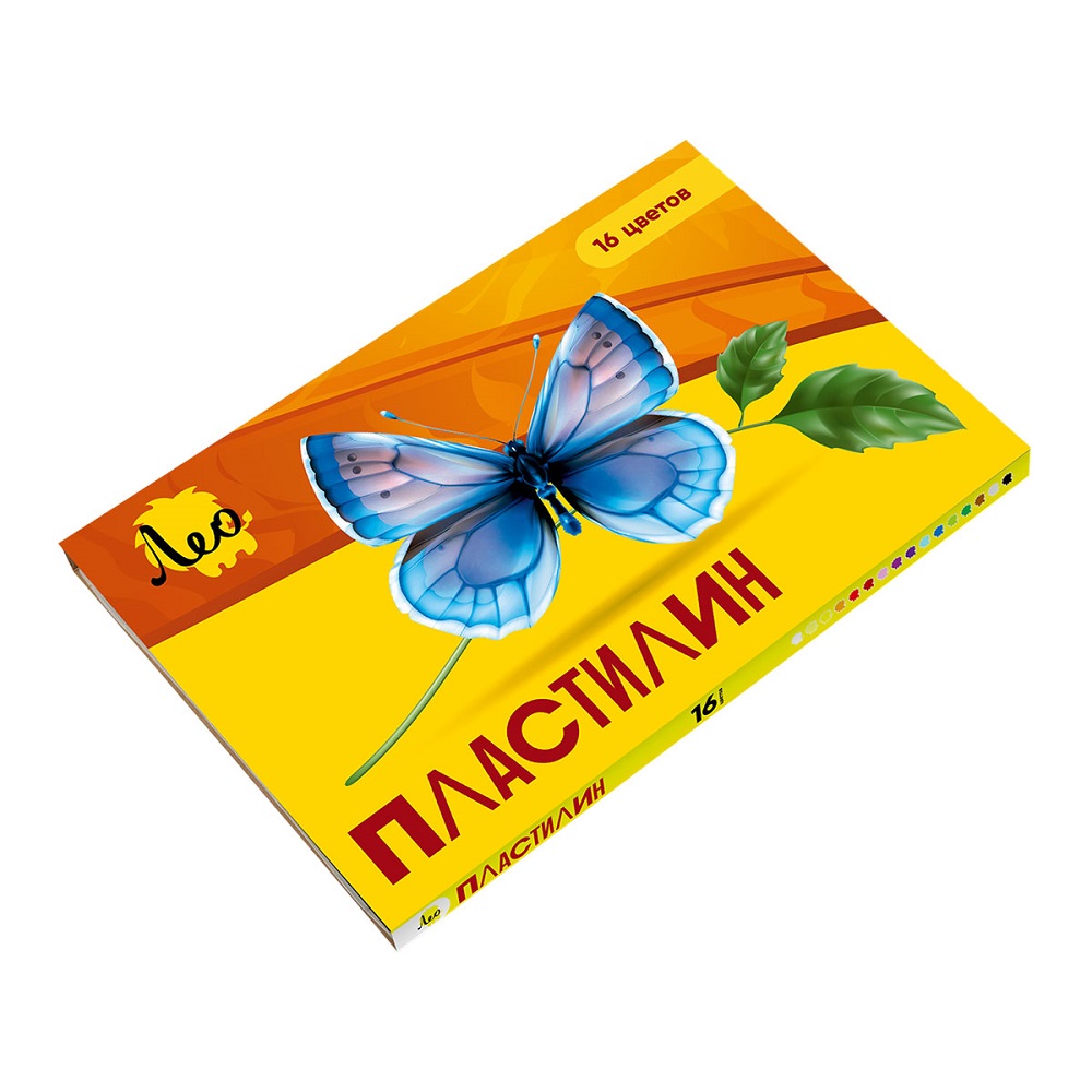 Пластилин Лео 16 цв. - фото 1