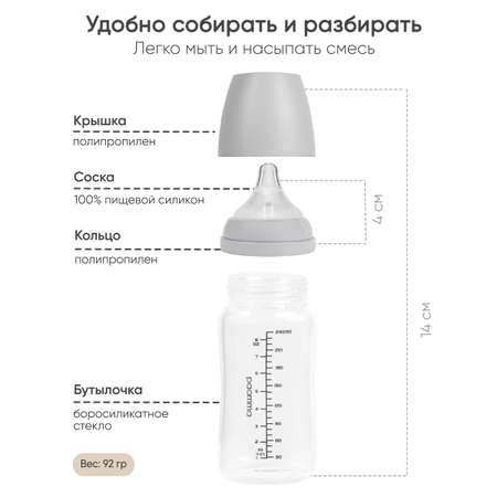 Бутылочка Paomma Anti-Colic 240 мл