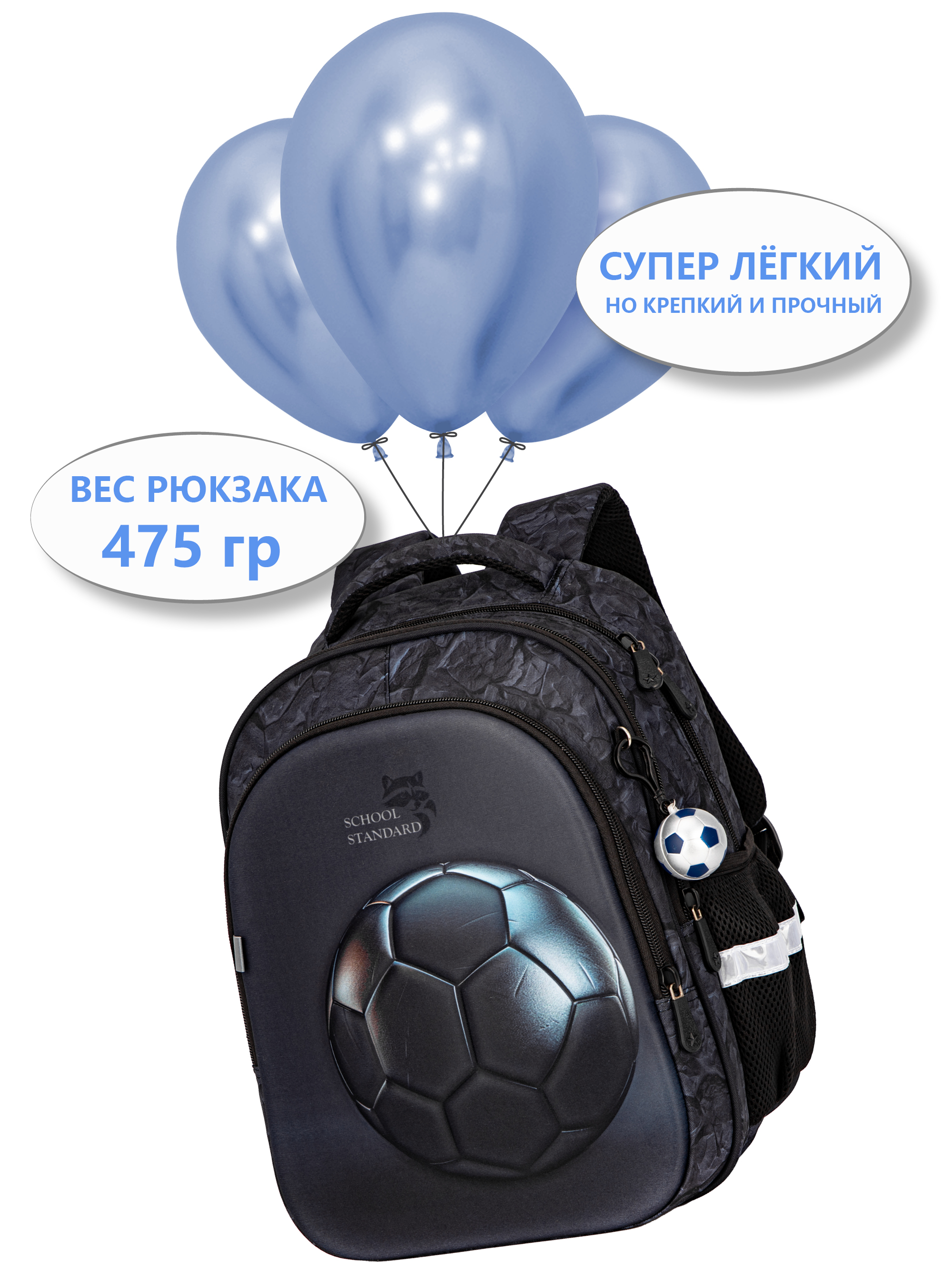 Рюкзак School Standard первокласснику набор 4 в 1 - фото 11