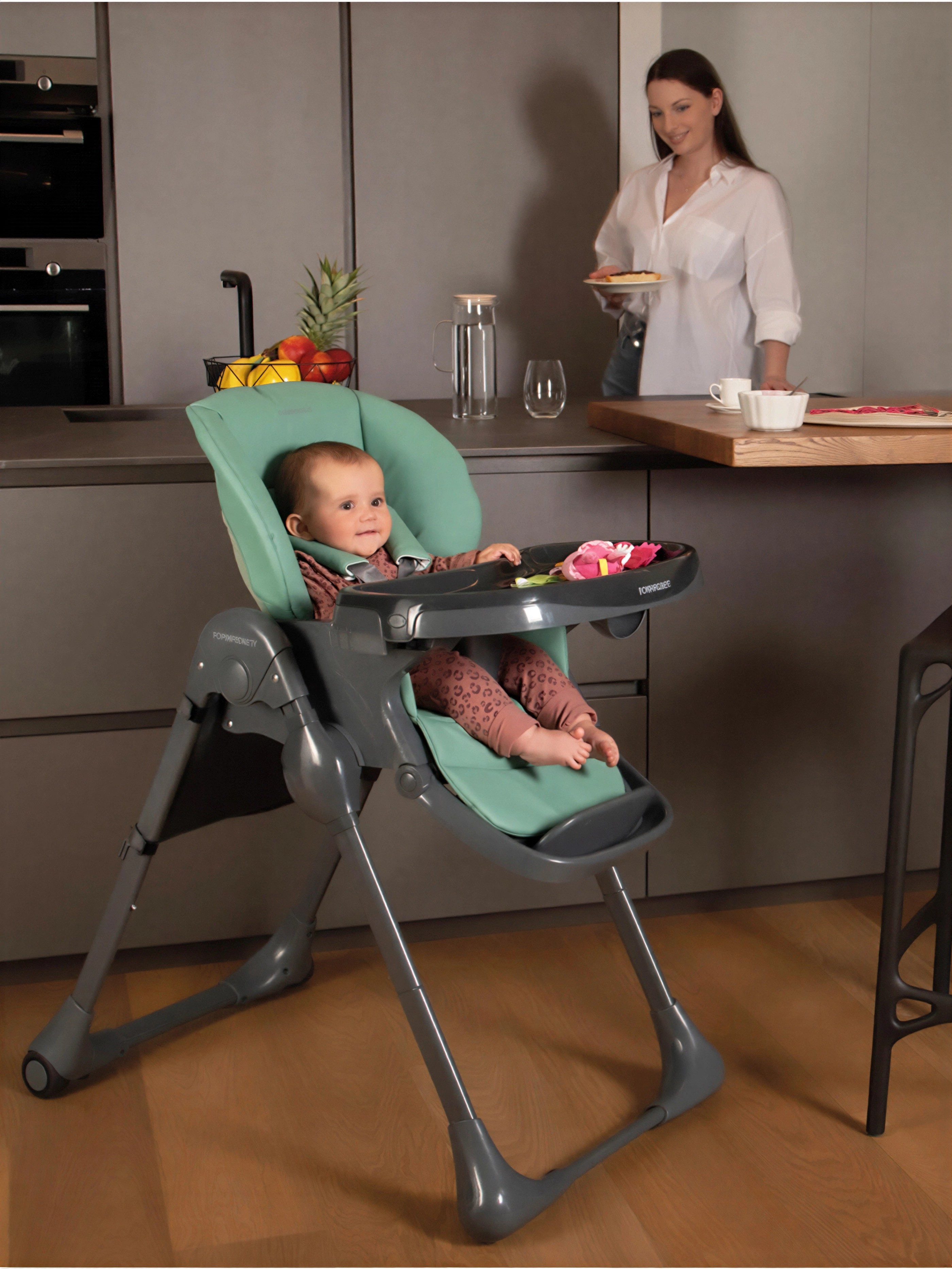 Стульчик для кормления Foppapedretti Gourmand черный - фото 8