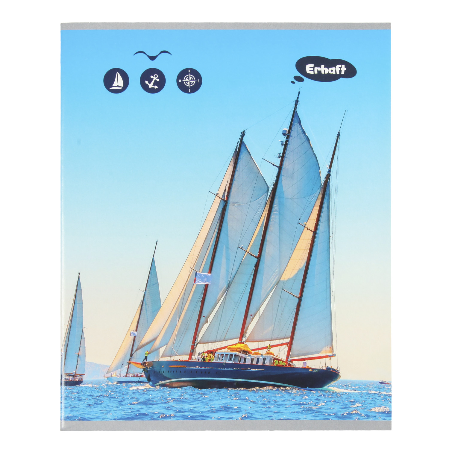 Общая тетрадь Erhaft клетка 48 лист. - фото 1