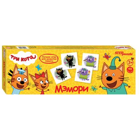 Настольная игра Step Puzzle Три кота Мемори