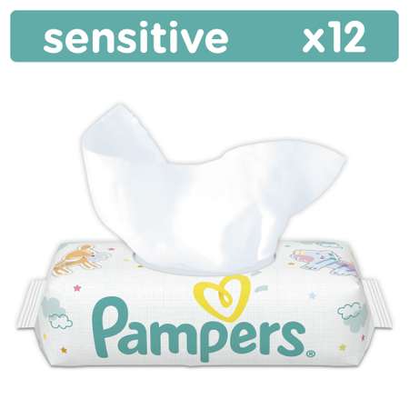 Влажные салфетки Pampers Sensitive 12 шт.