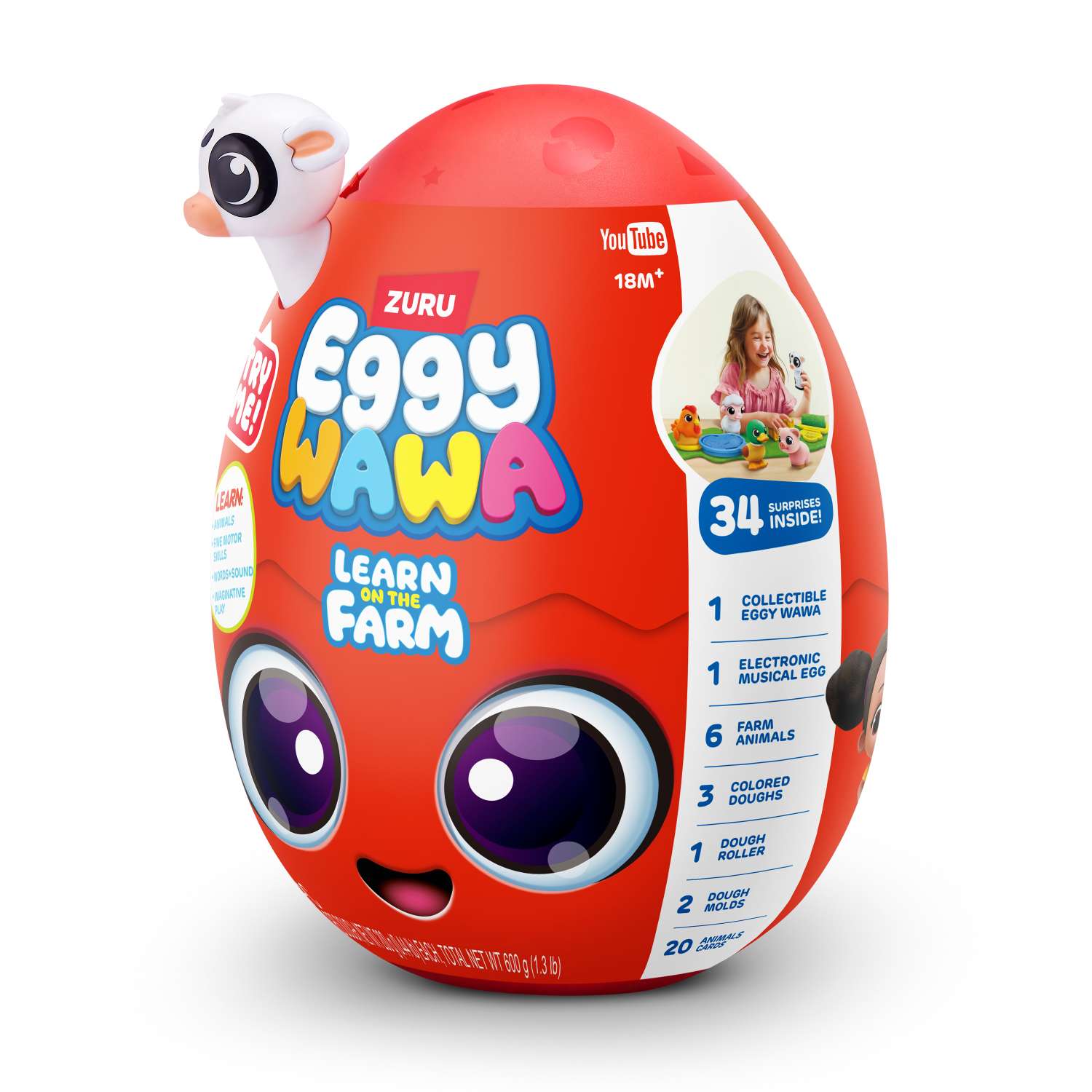 Игровой набор EGGYWAWA Farm animals - фото 29