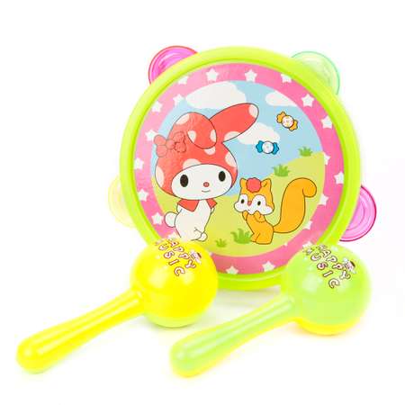 Игрушка музыкальная Наша Игрушка бубен, маракас