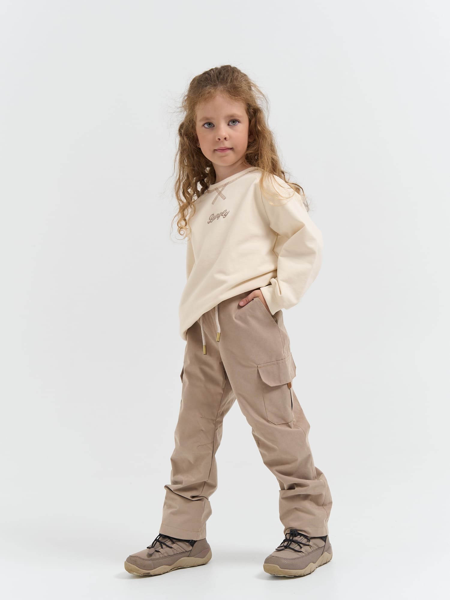 Брюки BUNGLY 1R2243/Беж - фото 2