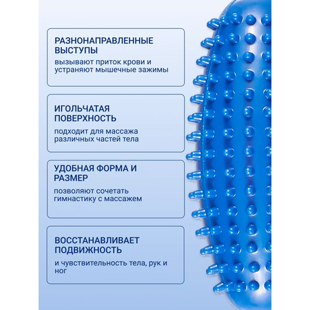 Мяч массажный KINERAPY эллипс 15х6 RH115
