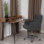 Компьютерное кресло TETCHAIR Dover хром, букле, серый