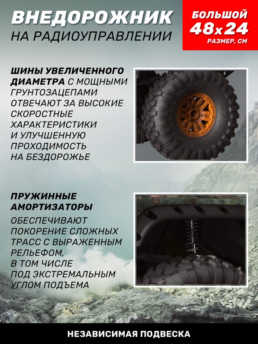 Внедорожник РУ AUTODRIVE 1:10 - фото 4