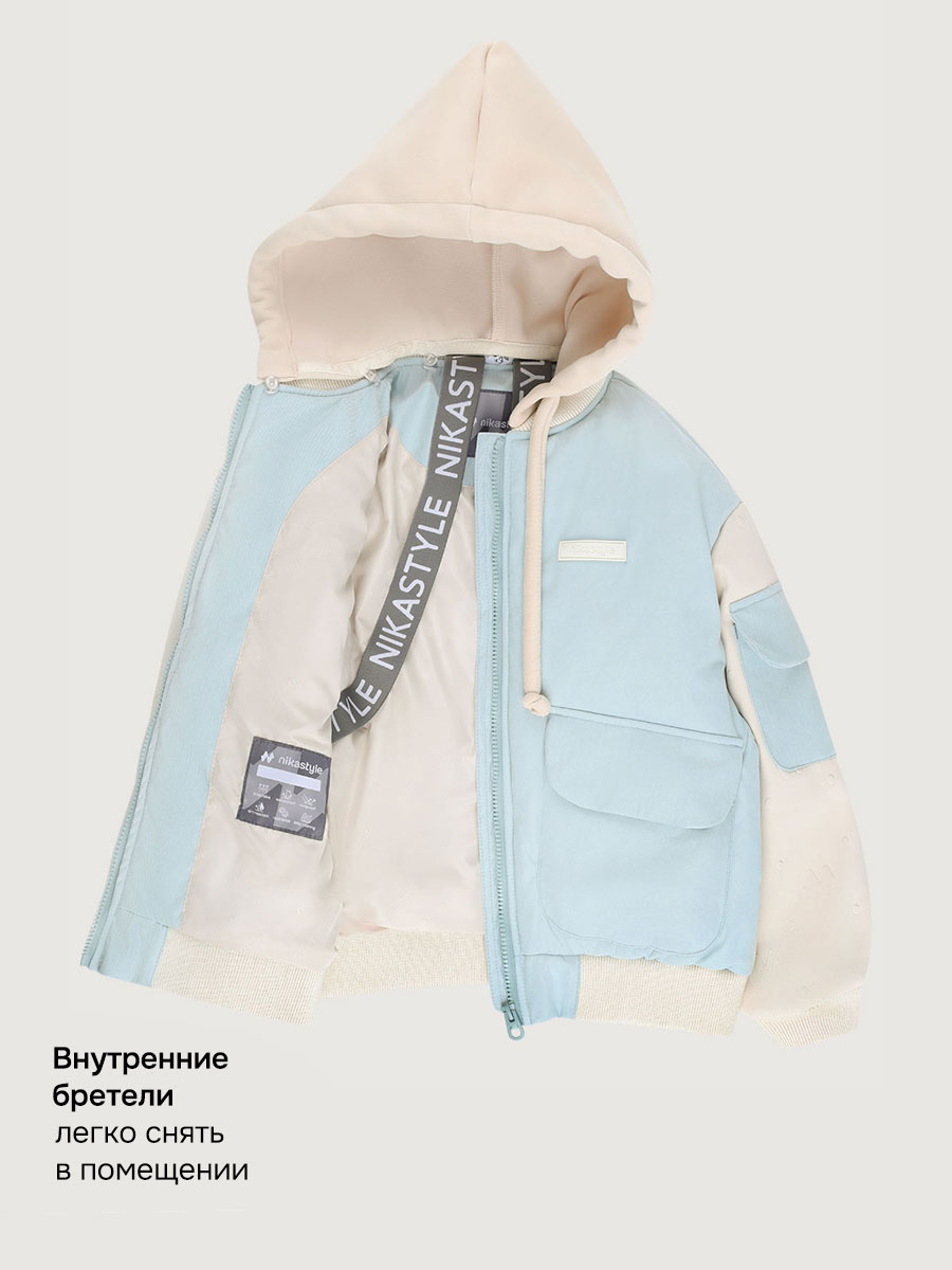 Куртка NIKASTYLE 4м5826 мята/кешью - фото 4