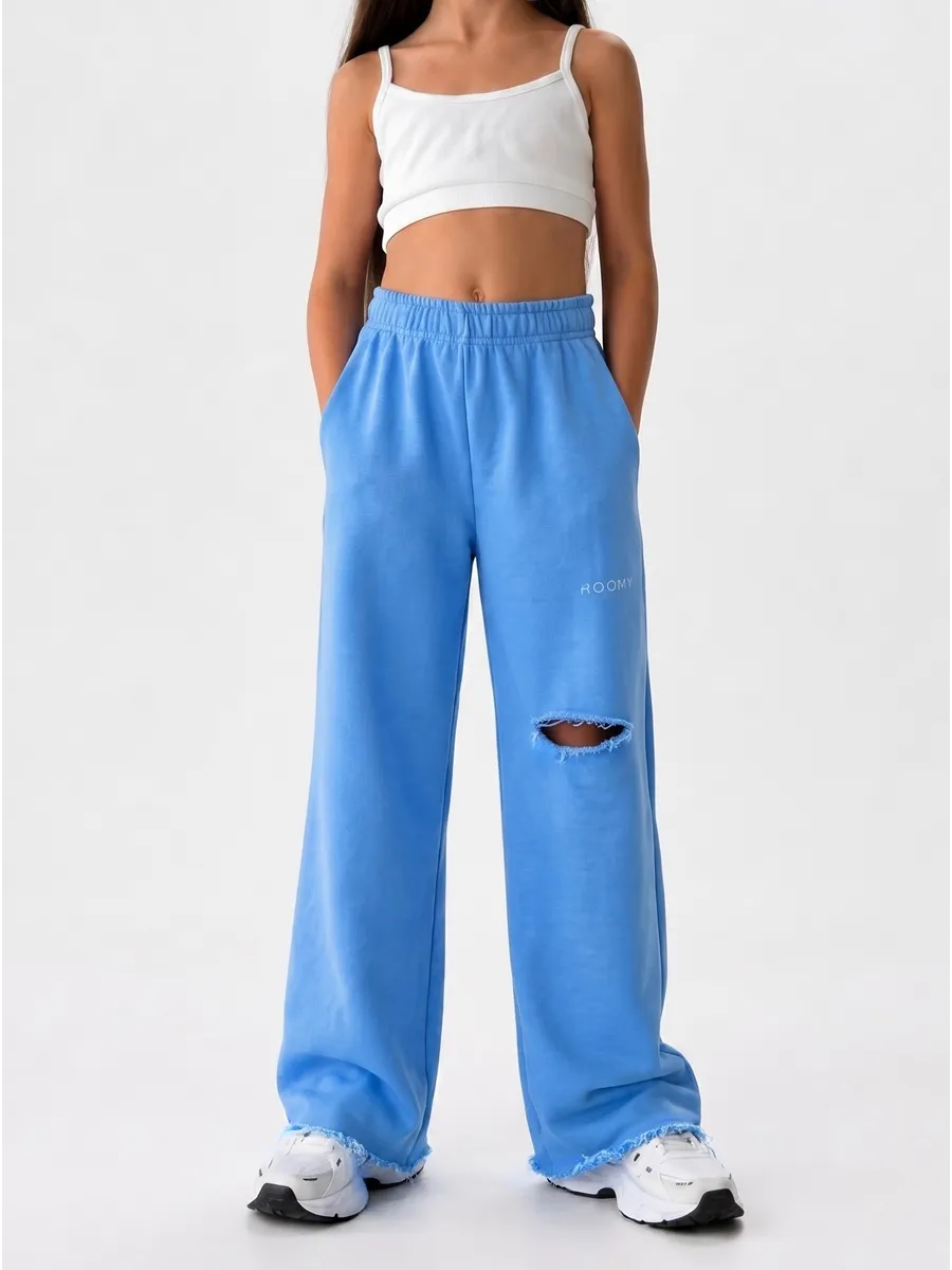 Брюки ROOMY ESSENCE STREETjog/blue - фото 1