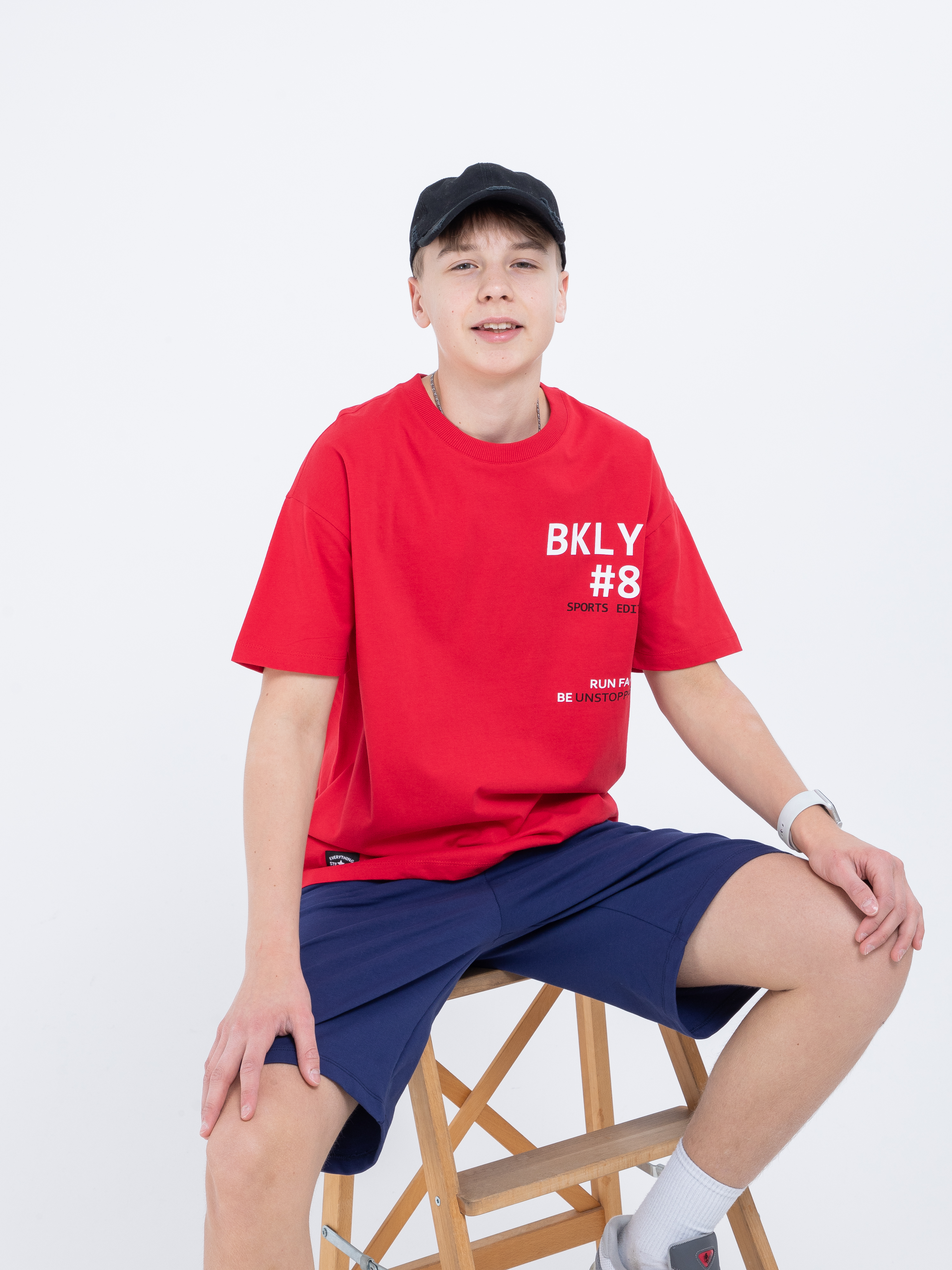 Футболка STELLA MODA 11213_красный - фото 1