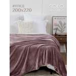 Покрывало Solo Decorica Лиловый велсофт 200 x 220 см
