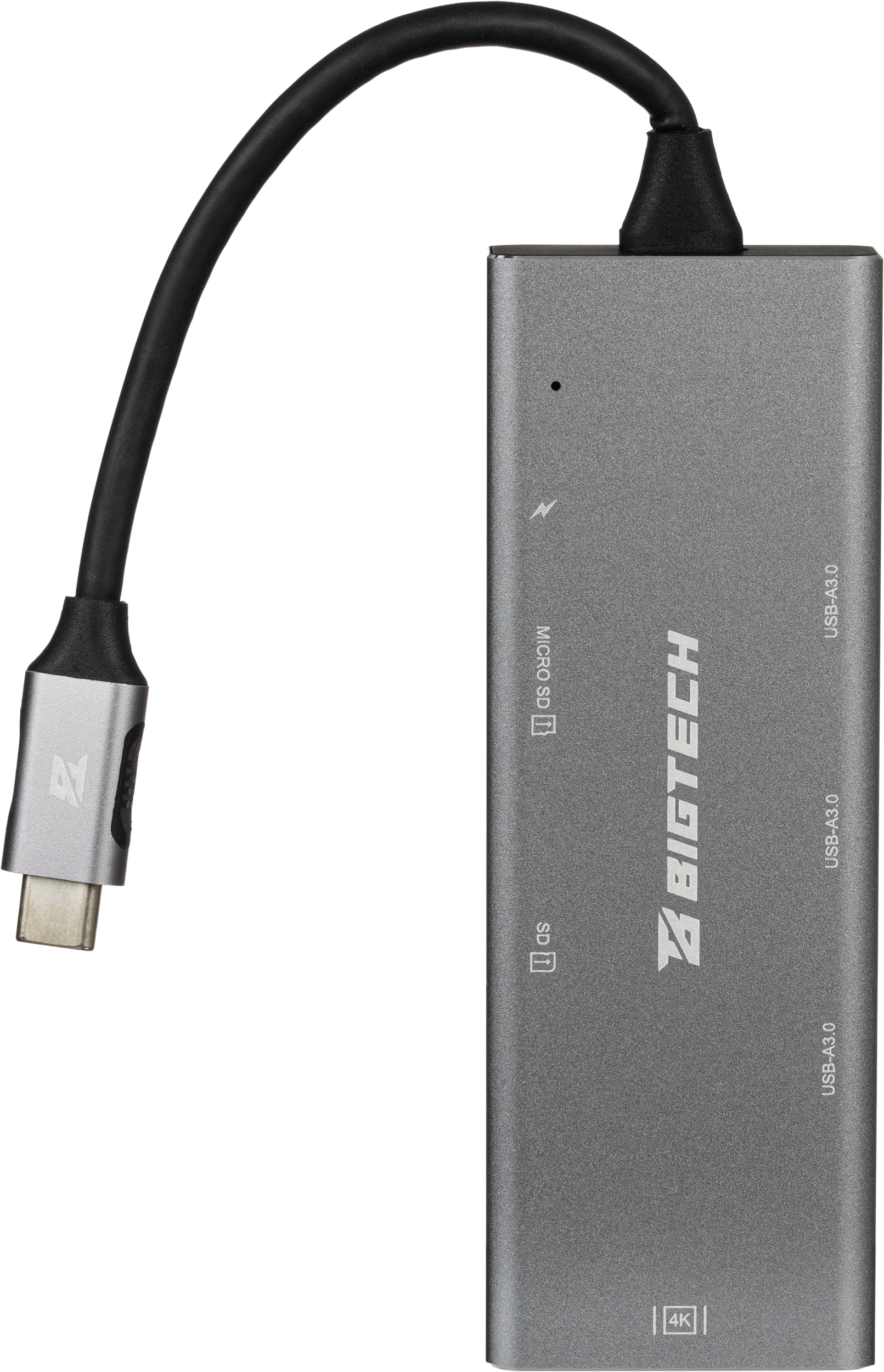 Разветвитель USB HS002 USBх3/HDMIх1/microSDx1/TFcardx1/Серый - фото 12