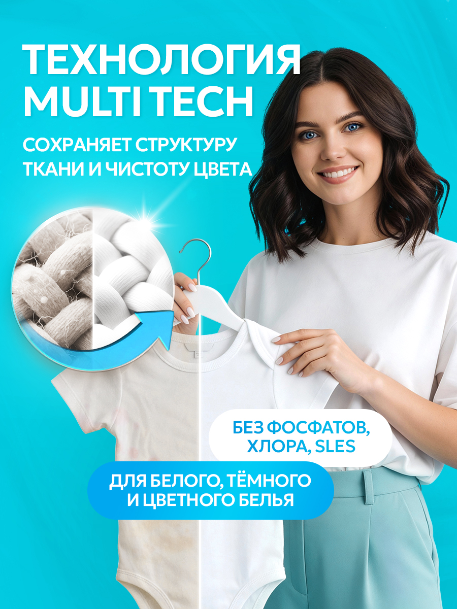 Гель для стирки SEPTIVIT EXTRA CLEAN детский 5 л - фото 5