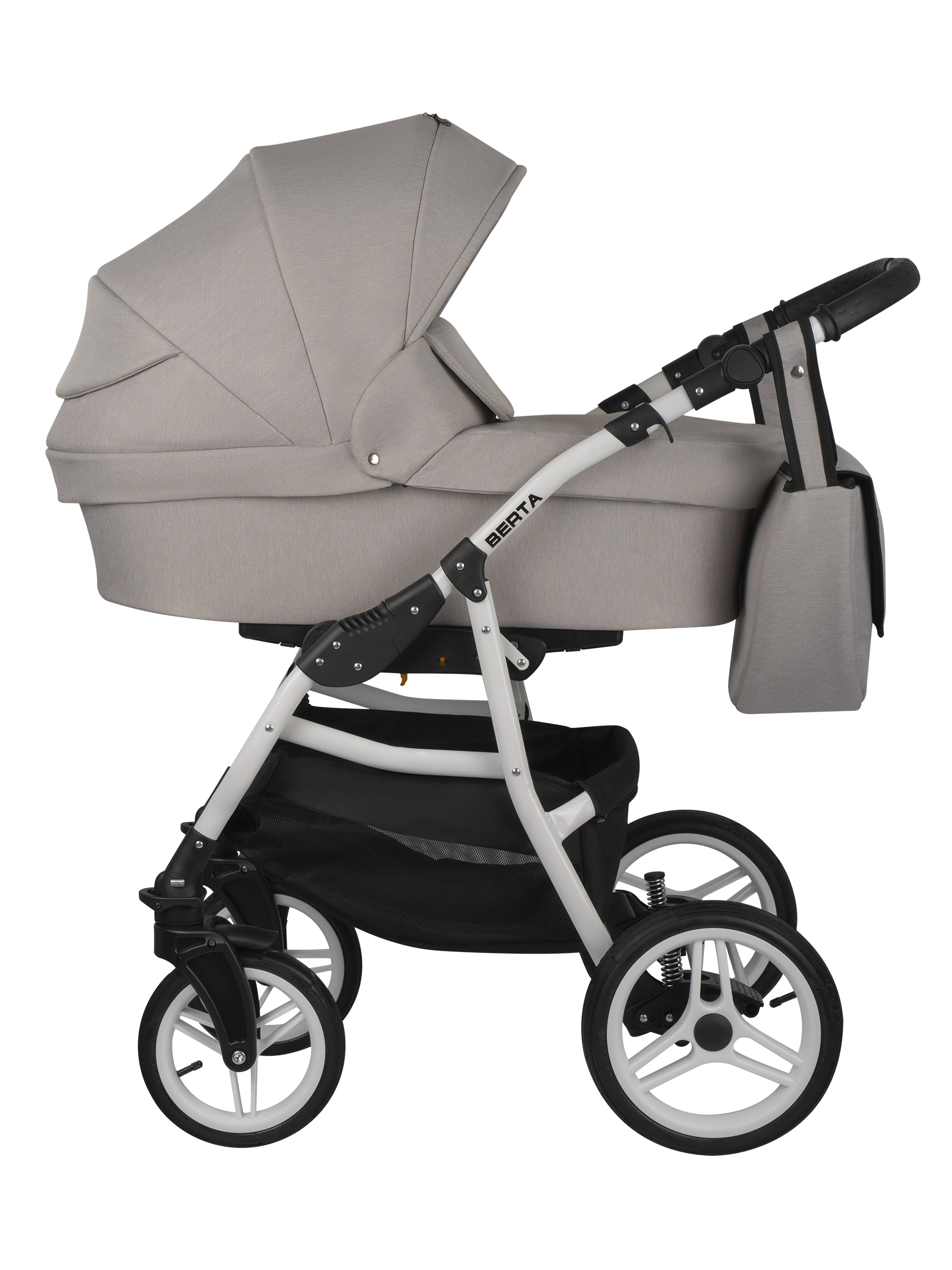 Коляска 3в1 alis Berta 10 светло-бежевый - фото 2