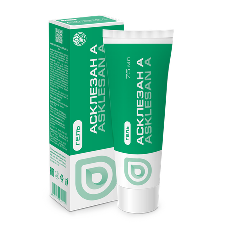 Гель Асклезан охлаждающий при варикозе 75 мл 1 шт.