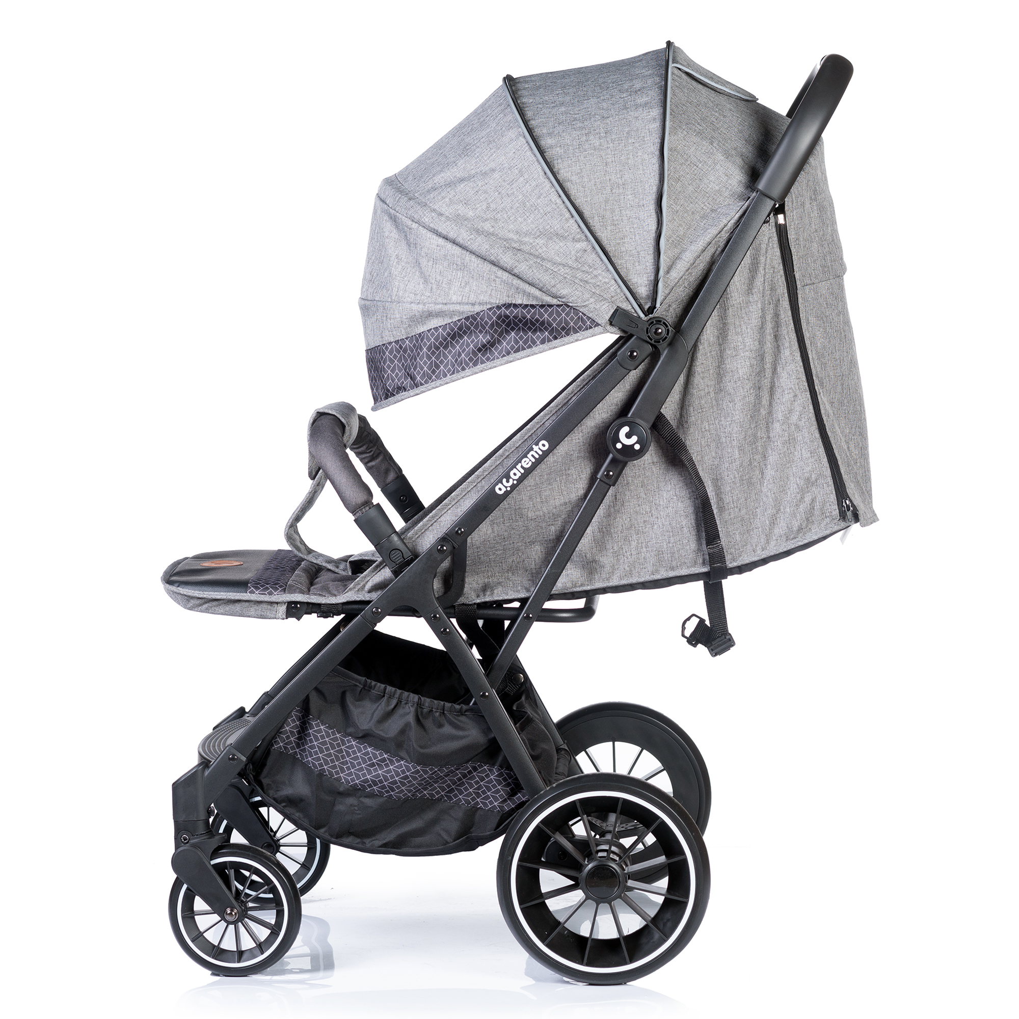 Коляска прогулочная Acarento Antero серый - фото 12