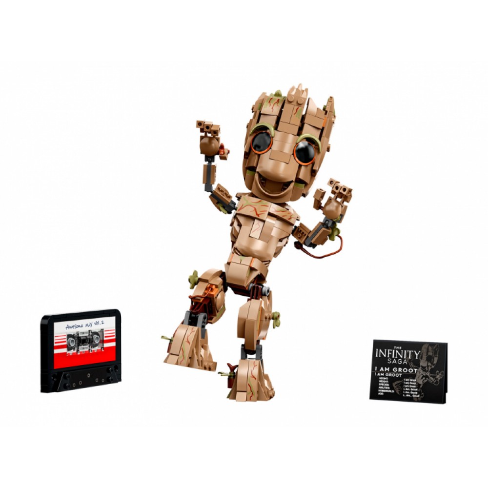 Конструктор LEGO Marvel Super Heroes Я есть Грут блочный - фото 2