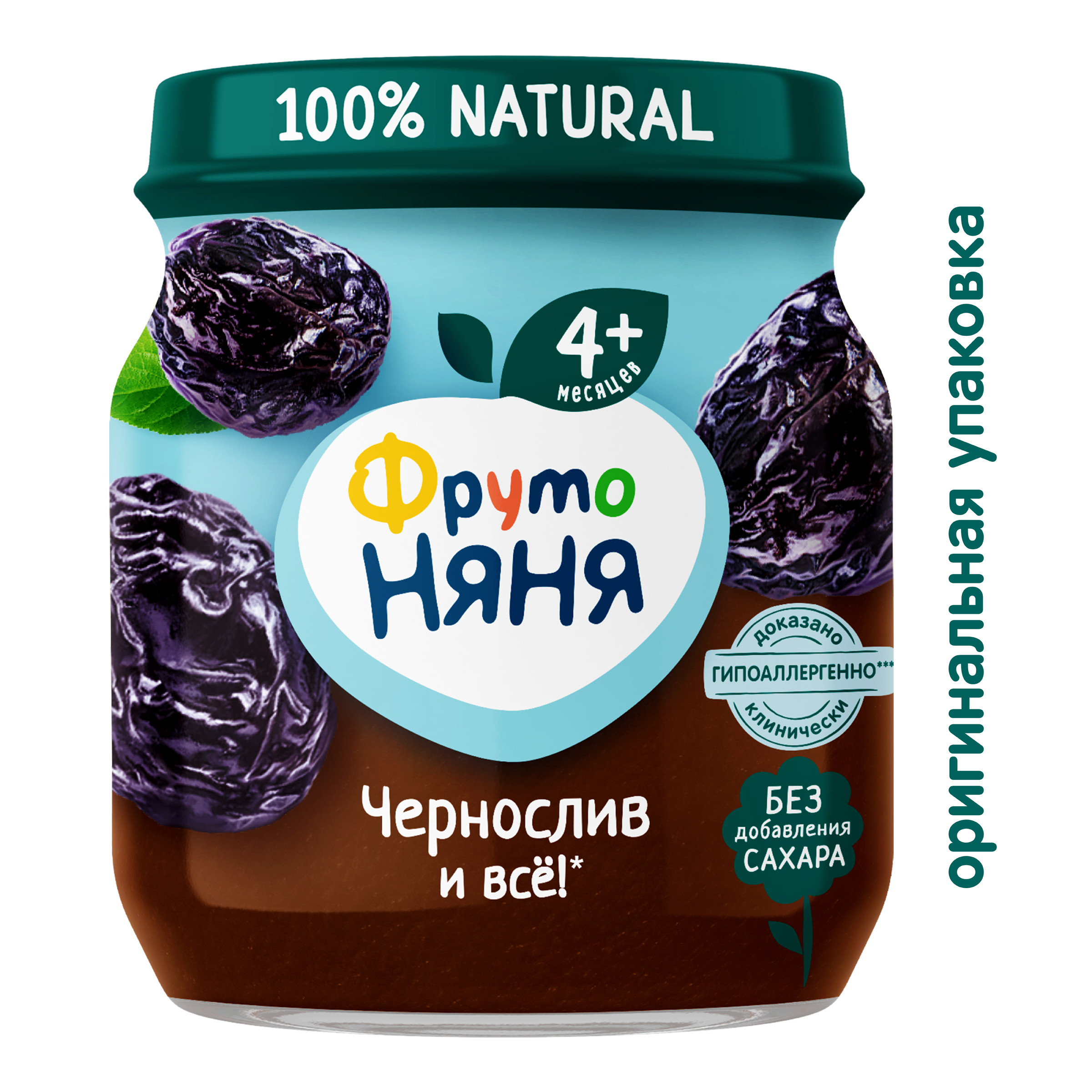 Пюре ФрутоНяня Чернослив с 4 мес 100 г - фото 2