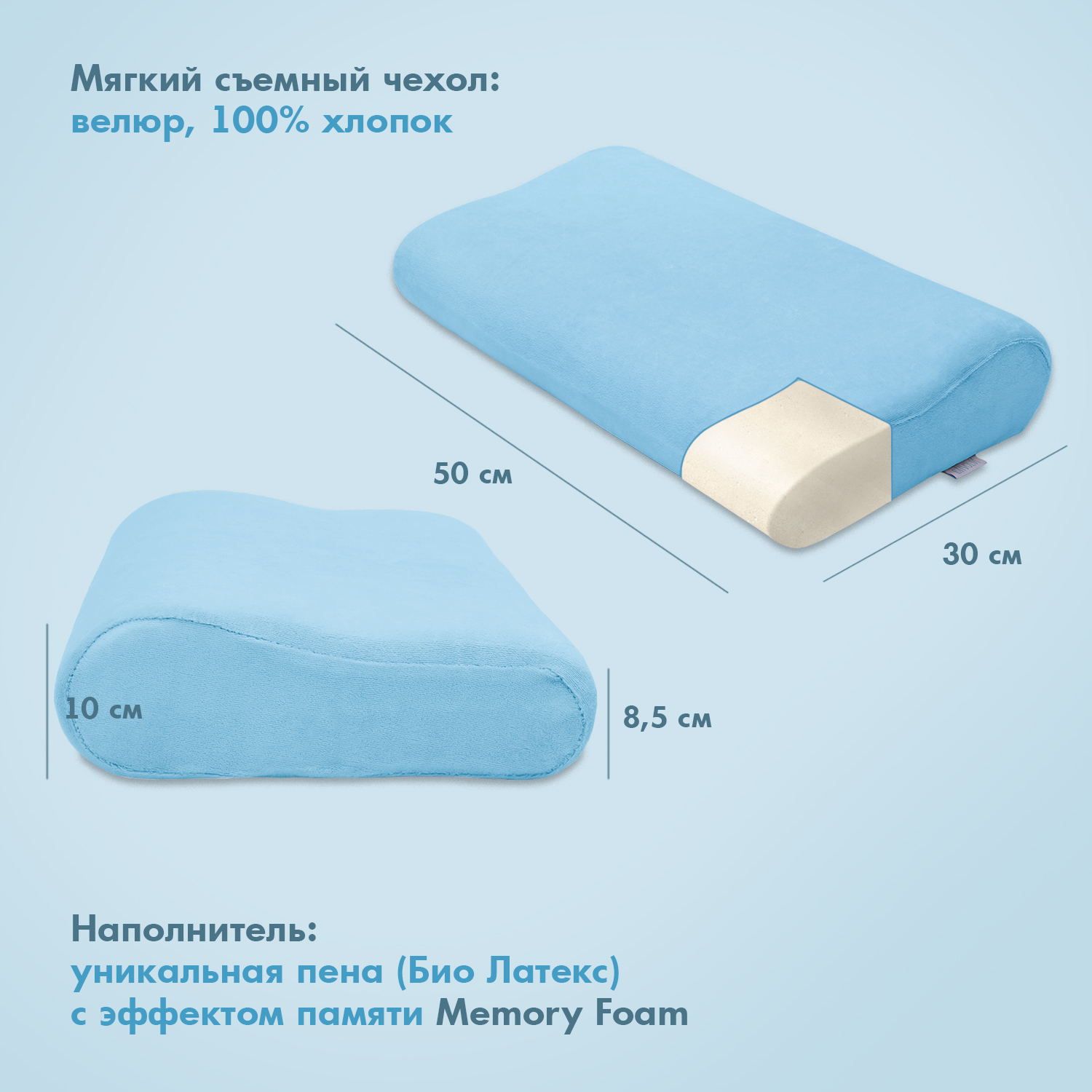 Подушка анатомическая Nuovita - фото 6