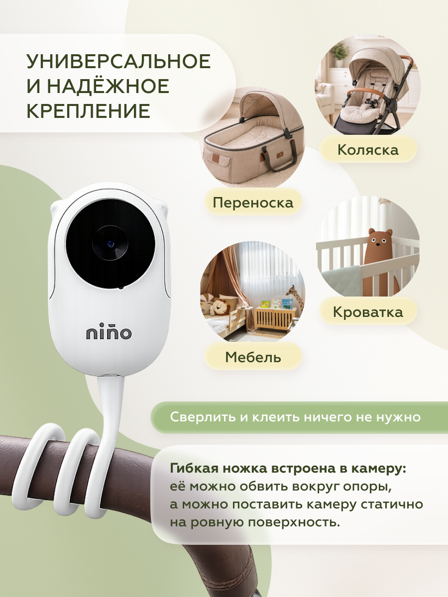 Видеоняня nino MC632B - фото 8