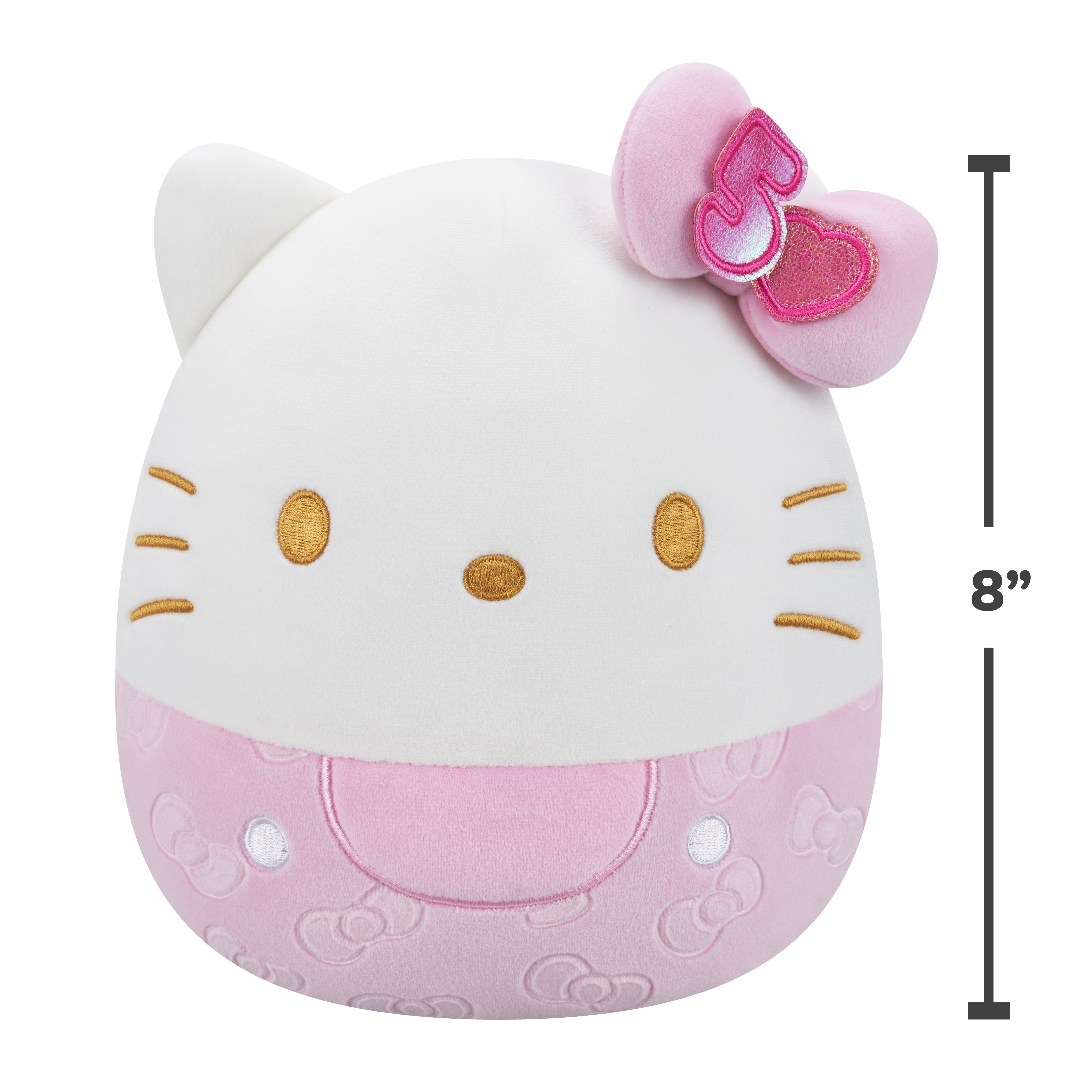 Игрушка мягкая Squishmallows Розовая китти - фото 5