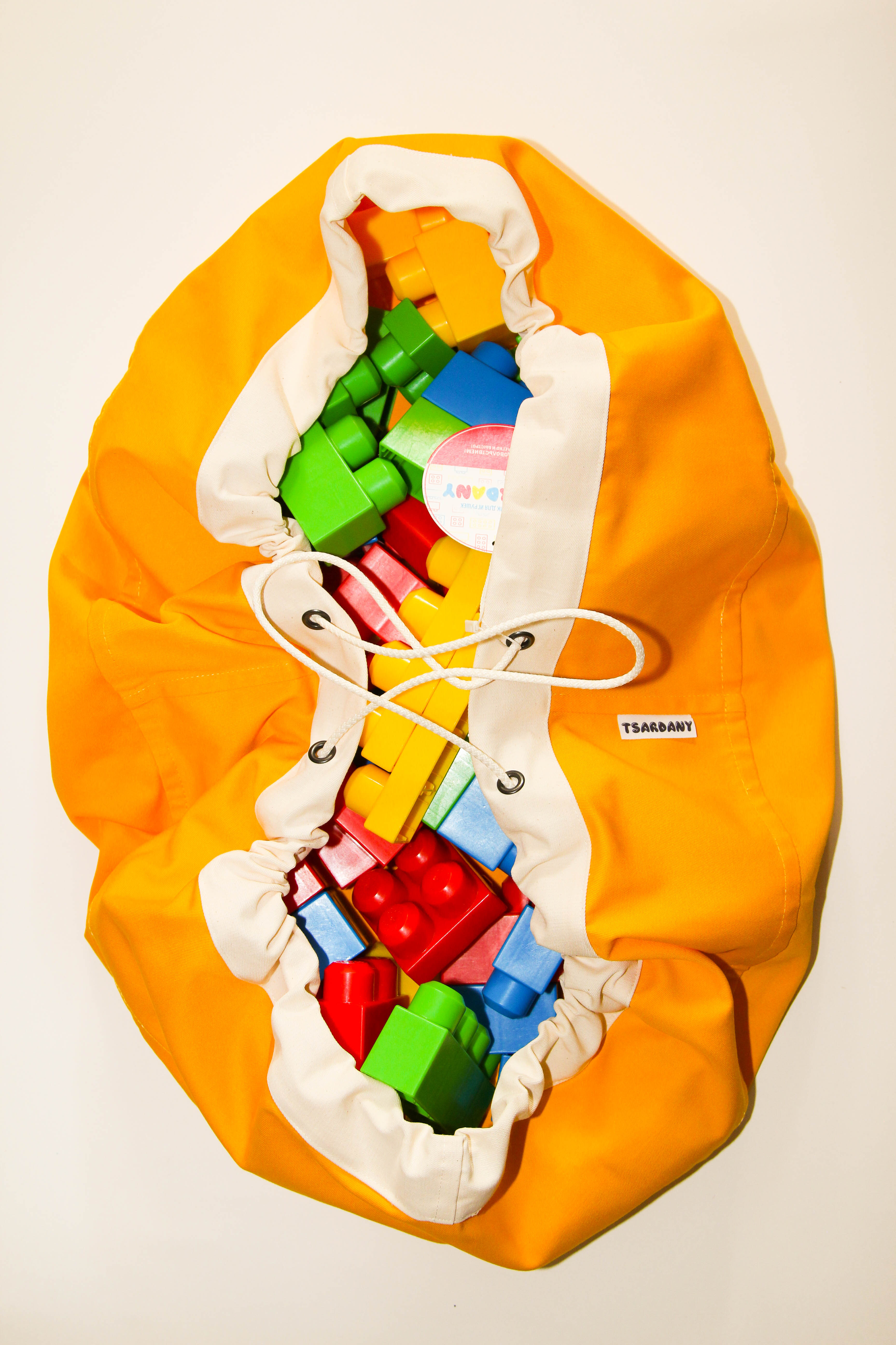 Мешок для игрушек TSARDANY L yellow - фото 5