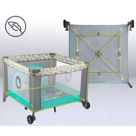 Игровой манеж Lionelo Lene Green Turquoise