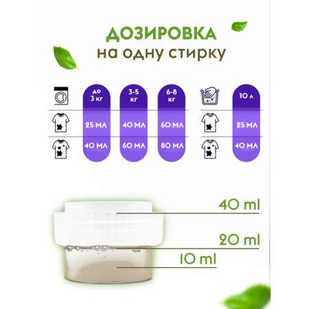 Гель для стирки DUTYBOX гипоаллергенный 1 л