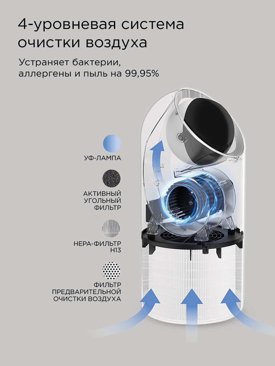 Воздухоочиститель REDMOND AP2209S - фото 4