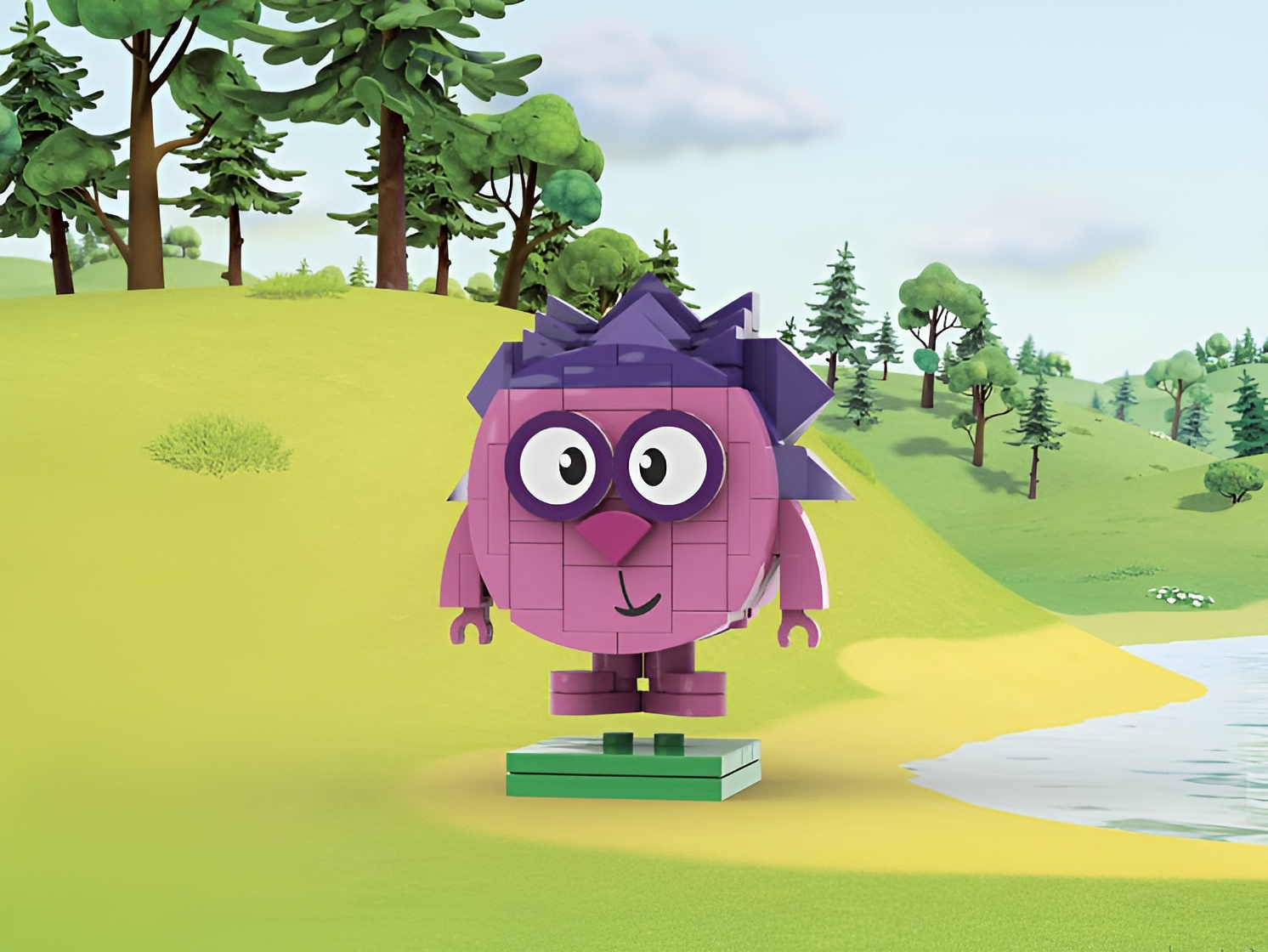 Конструктор brick labs Ежик Смешарики 111 дет. - фото 8