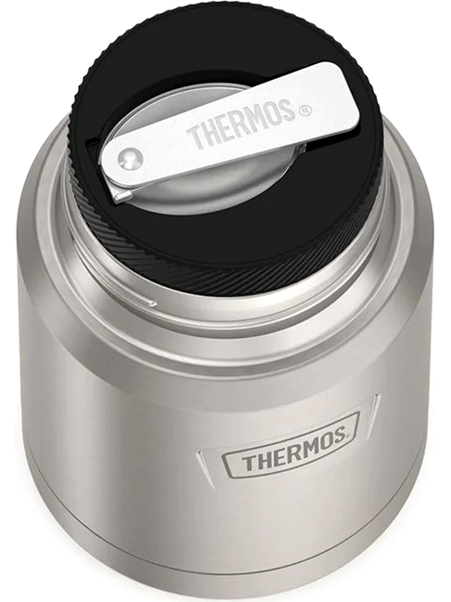 Термос для еды супа 470 мл с ложкой THERMOS ICON-300 стальной – нержавеющая сталь герметичный тепло/холод 10/24 часа - фото 9