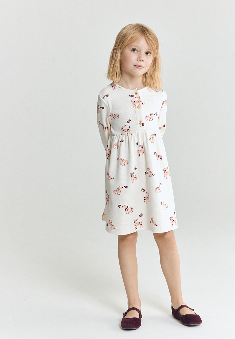 Платье artie W25M10PL-1457D/Молочный - фото 5