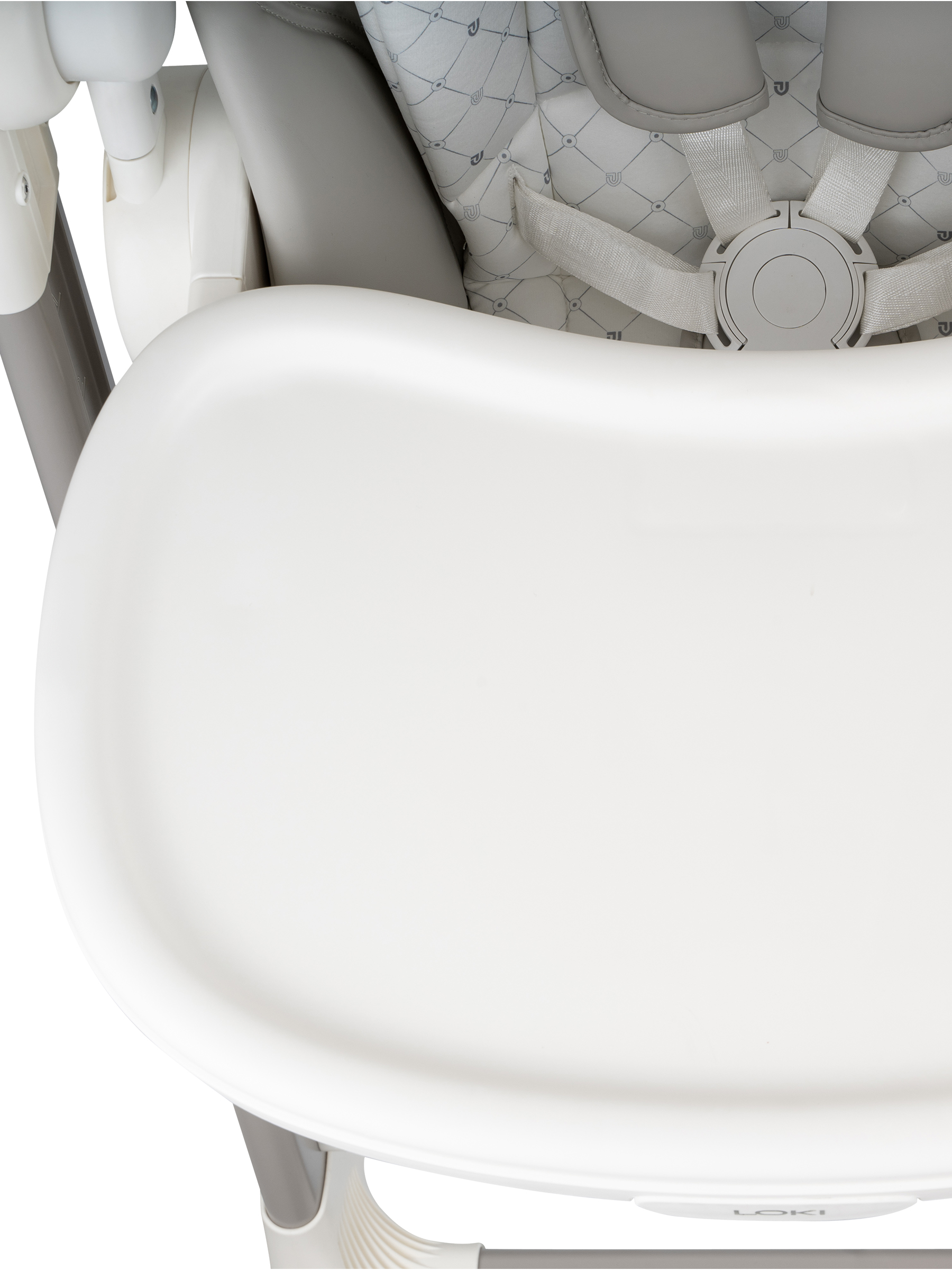 Стульчик для кормления JOVOLA Loki с функцией электрокачели серый - фото 27